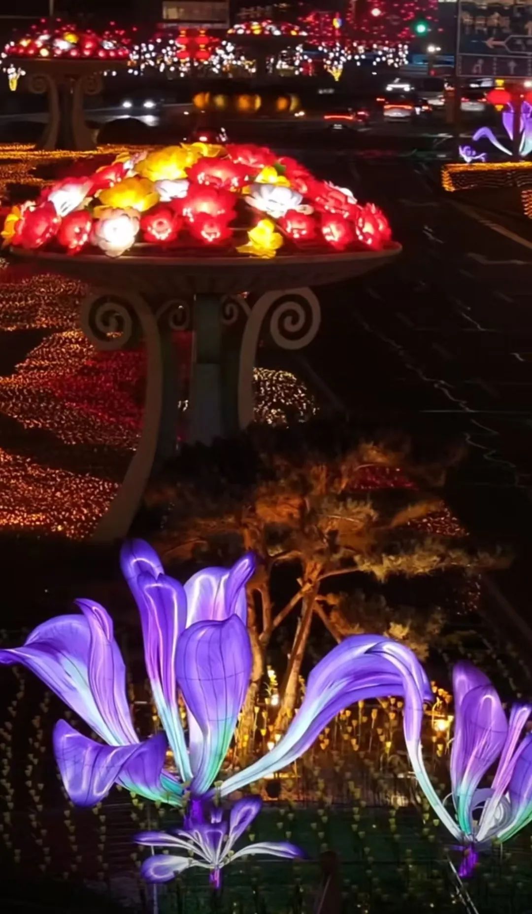 康巴什灯火夜景图鉴丨年味满溢每寸街巷，再不逛就来不及啦！